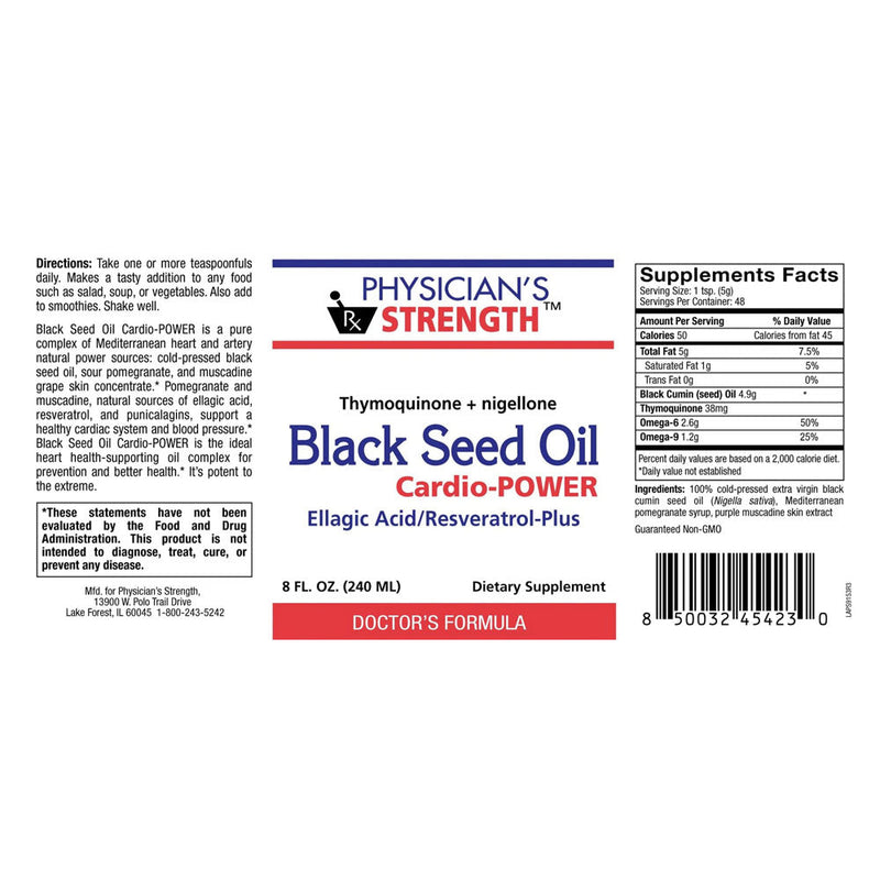 Black Seed Oil - Cardio POWER 8 oz