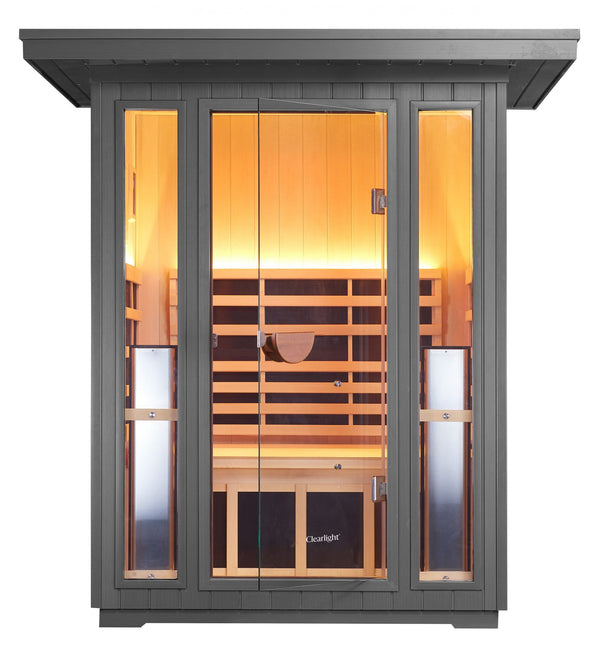 Clearlight® SANCTUARY OUTDOOR 2 FULL SPECTRUM INFRARED SAUNA (2 PERSON)