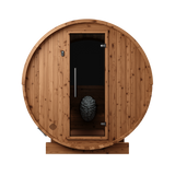 6 Person Thermory Barrel Sauna No. 62 (with window - 7.3ft diameter)