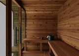3-4 Person Thermory Square Sauna No 43 with Terrace