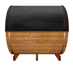 6 Person Thermory Barrel Sauna No. 62 (with window - 7.3ft diameter)