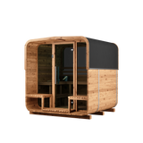 3-4 Person Thermory Square Sauna No 42 with Terrace & Window