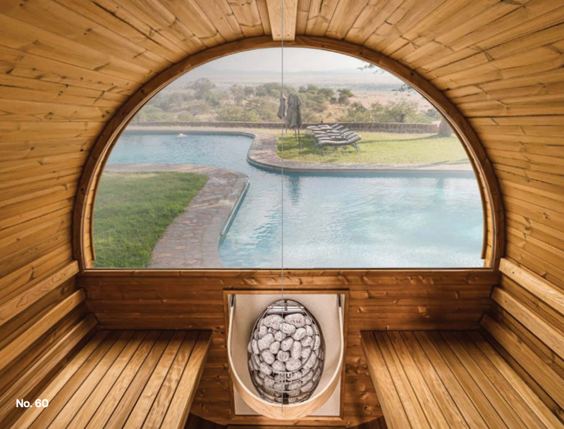 6 PersonThermory Barrel Sauna No. 50 (with window)