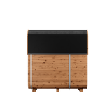 3-4 Person Thermory Square Sauna No 42 with Terrace & Window
